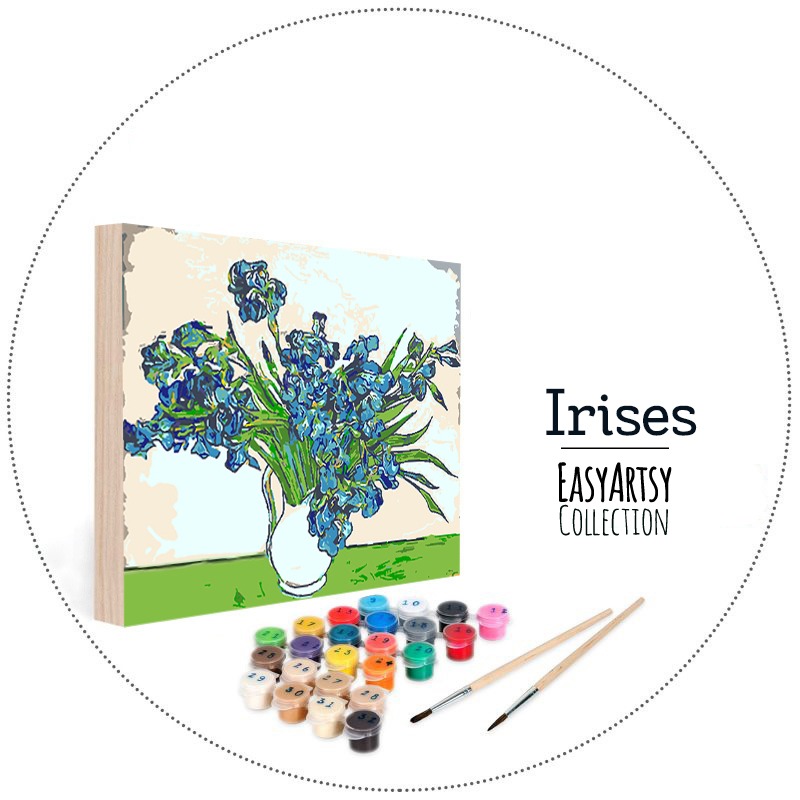 Irises | EasyArtsy Paint by Number