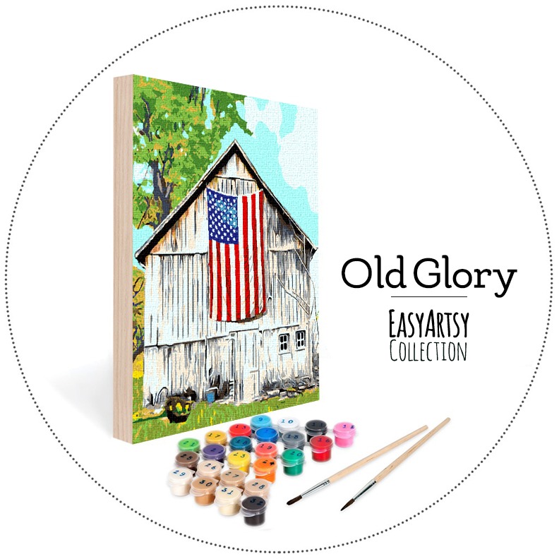 Old Glory | EasyArtsy Paint by Number