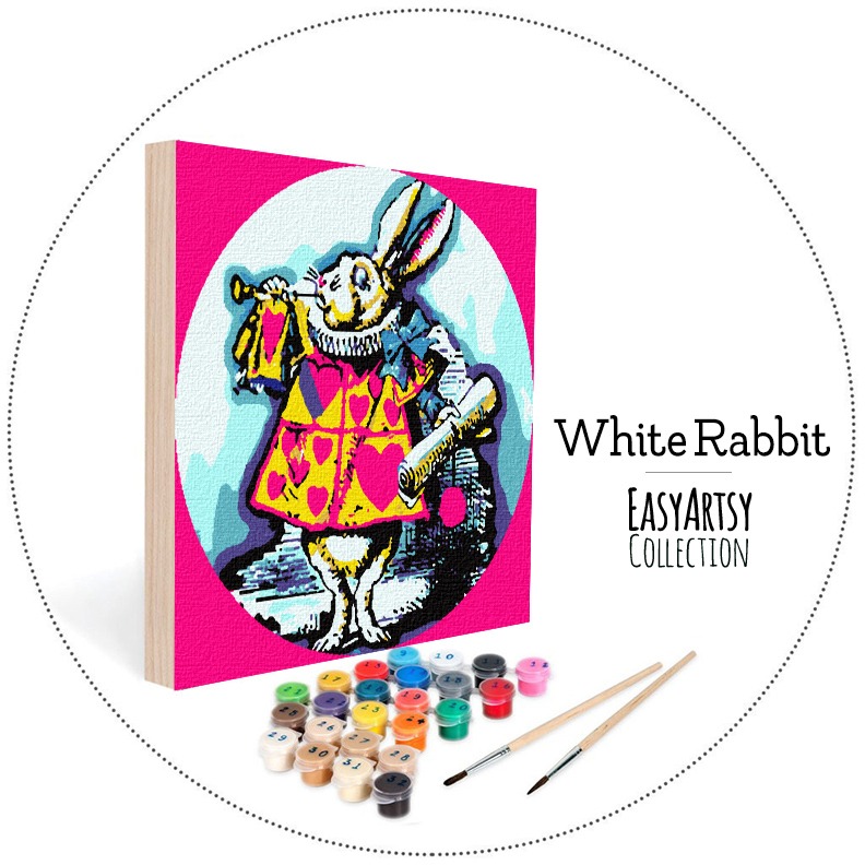 White Rabbit | EasyArtsy Paint by Number
