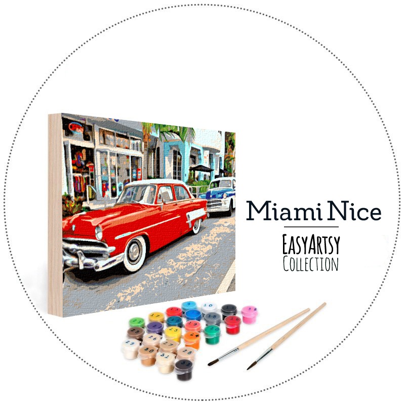 Miami Nice | EasyArtsy Paint by Number