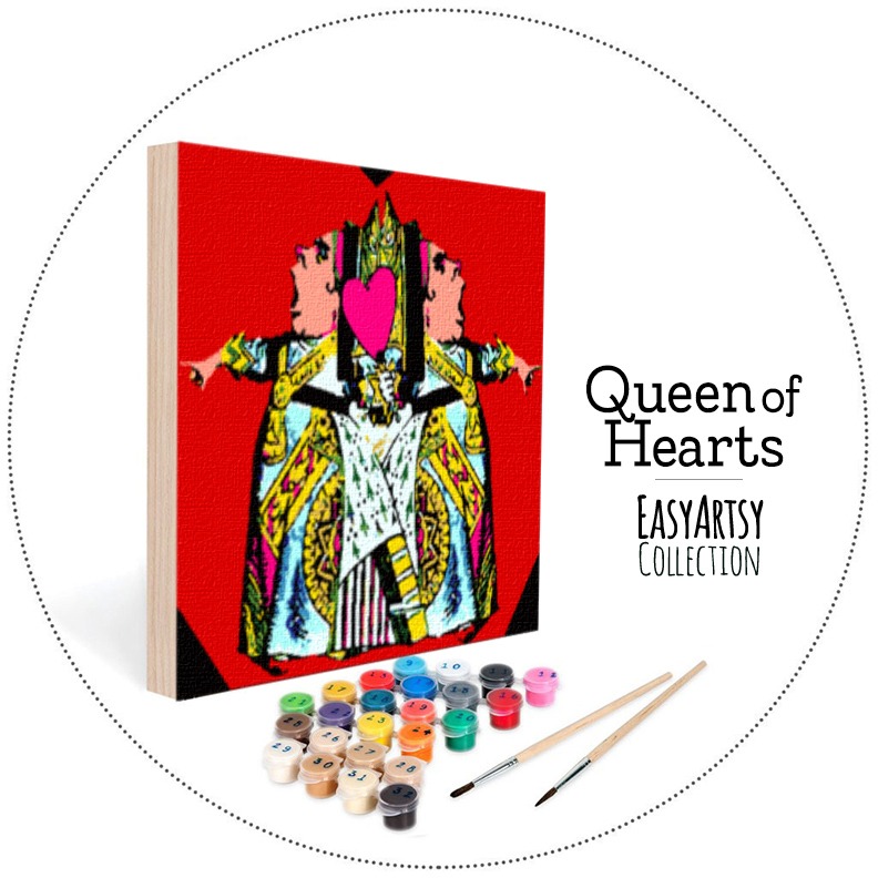 Queen of Hearts | EasyArtsy Paint by Number