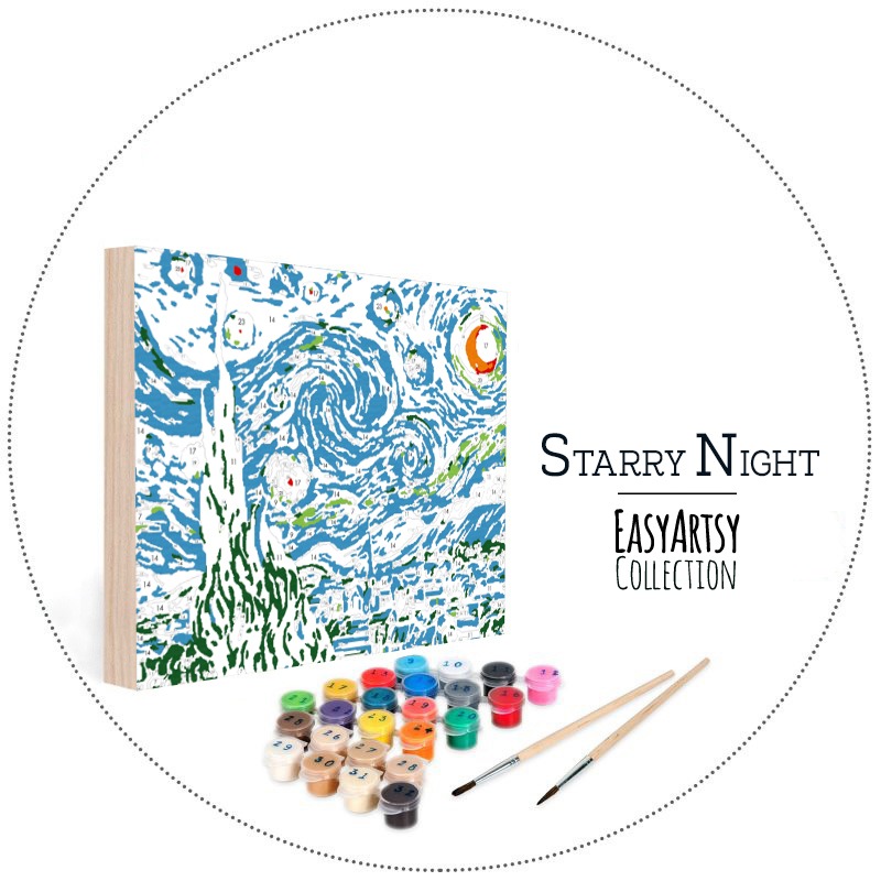 Starry Night | EasyArtsy Paint by Number