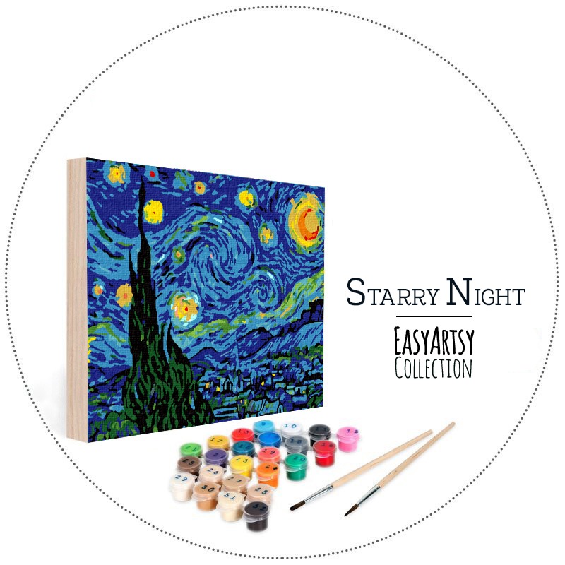 Starry Night | EasyArtsy Paint by Number