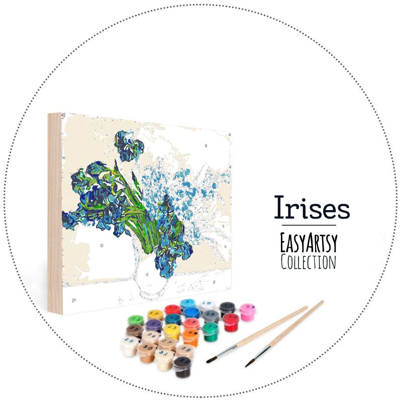 Irises | EasyArtsy Paint by Number