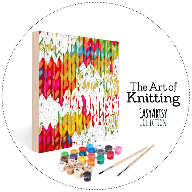 Art of Knitting | EasyArtsy Paint by Number