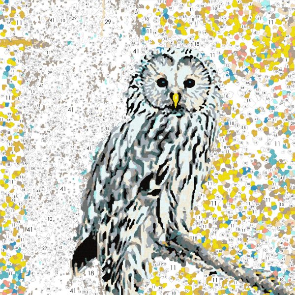 Hoot Owl | EasyArtsy Paint by Number