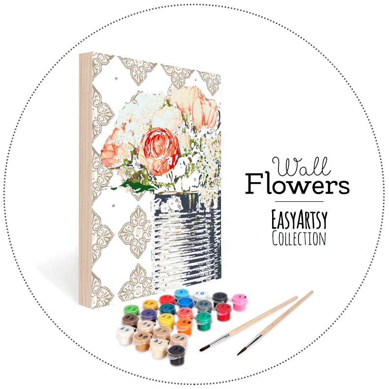 Wall Flowers | EasyArtsy Paint by Number