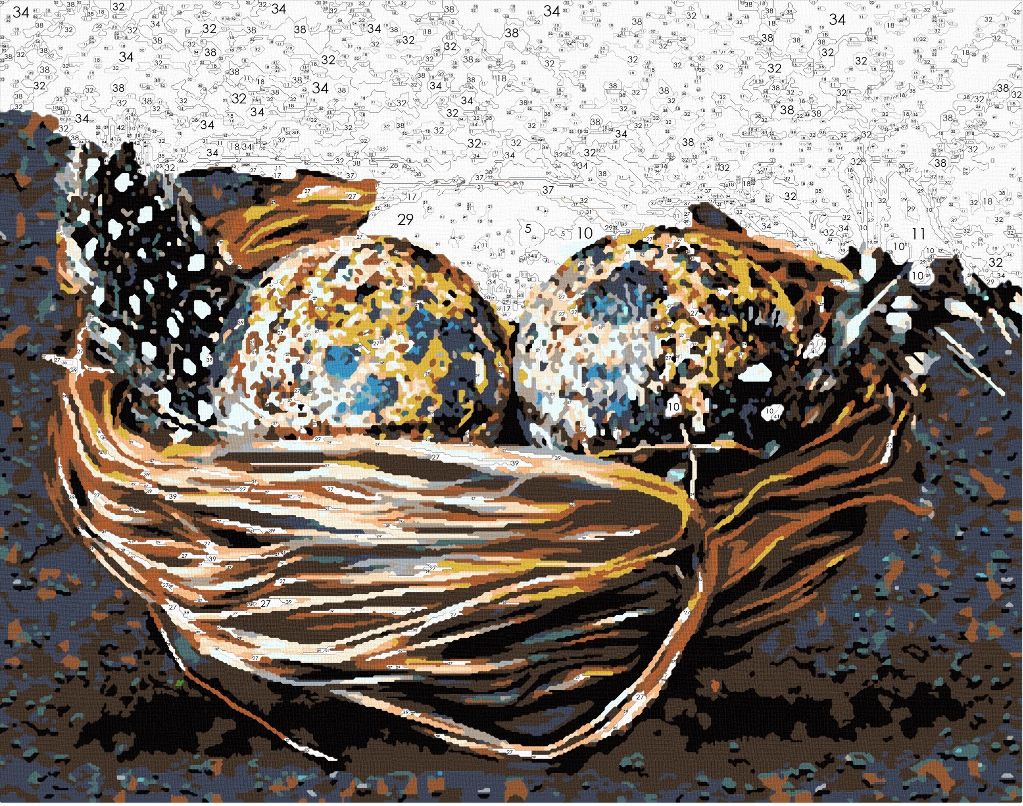 Nest Eggs | EasyArtsy Paint by Number